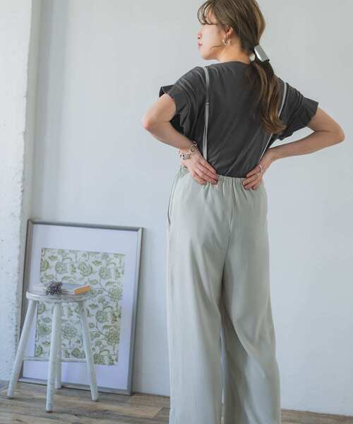 ITEMS URBANRESEARCH（アイテムズ アーバンリサーチ）の「サスツキパンツ（その他パンツ・レディース・ブラック/ベージュ/グレー/モカ・FREE）」の7枚目の写真