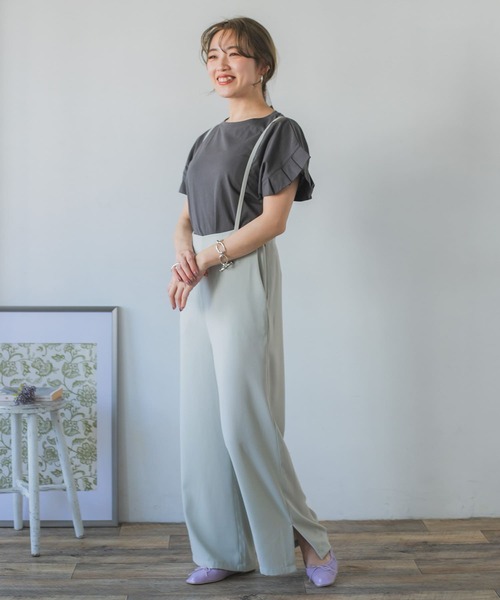 ITEMS URBANRESEARCH（アイテムズ アーバンリサーチ）の「サスツキパンツ（その他パンツ・レディース・ブラック/ベージュ/グレー/モカ・FREE）」の9枚目の写真