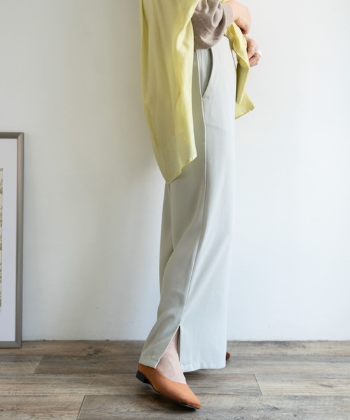 ITEMS URBANRESEARCH（アイテムズ アーバンリサーチ）の「サスツキパンツ（その他パンツ・レディース・ブラック/ベージュ/グレー/モカ・FREE）」の14枚目の写真