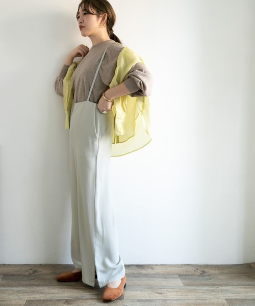 ITEMS URBANRESEARCH（アイテムズ アーバンリサーチ）の「サスツキパンツ（その他パンツ・レディース・ブラック/ベージュ/グレー/モカ・FREE）」の15枚目の写真