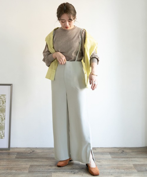 ITEMS URBANRESEARCH（アイテムズ アーバンリサーチ）の「サスツキパンツ（その他パンツ・レディース・ブラック/ベージュ/グレー/モカ・FREE）」の16枚目の写真