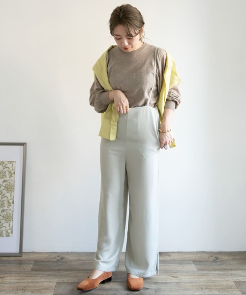 ITEMS URBANRESEARCH（アイテムズ アーバンリサーチ）の「サスツキパンツ（その他パンツ・レディース・ブラック/ベージュ/グレー/モカ・FREE）」の18枚目の写真