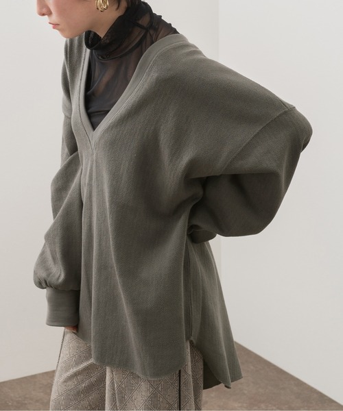 Ambre Neige(アンブルネージュ)の「シアーメロウタートル/【WEB/EC限定商品】(その他トップス・レディース・ラベンダー/ベージュ/ブラック・FREE)」の9枚目の写真