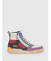 DIESEL | メンズ ダーティ加工 ハイカットスニーカー(スニーカー)