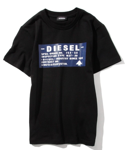 DIESEL KIDS(ディーゼルキッズ)の「DIESEL(ディーゼル)Kids & Junior カットソーTシャツ(Tシャツ/カットソー・キッズ・ホワイト/グレー/ブルー/ブラック/ネイビー/チャコールグレー・14Y/16Y/4YEAR/6YEAR/12YEAR/10YEAR/8YEAR)」の1枚目の写真