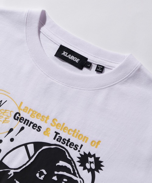 XLARGE（エクストララージ）の「S/S TEE GREATEST HITS（Tシャツ/カットソー・メンズ・ホワイト/グリーン/ブラック・M/S/L/XL）」の4枚目の写真