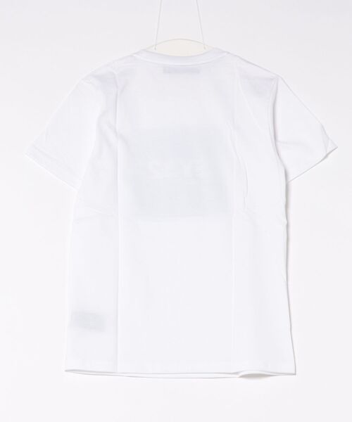 SY32 by SWEET YEARS(エスワイサーティトゥバイスィートイヤーズ)の「【SY32 by SWEET YEARS】SQUARE LOGO T(Tシャツ/カットソー・レディース・ホワイト/ブラック×ホワイト/ブラック×ブラック・MEDIUM/LARGE/X-LARGE/XX-LARGE/SMALL)」の4枚目の写真