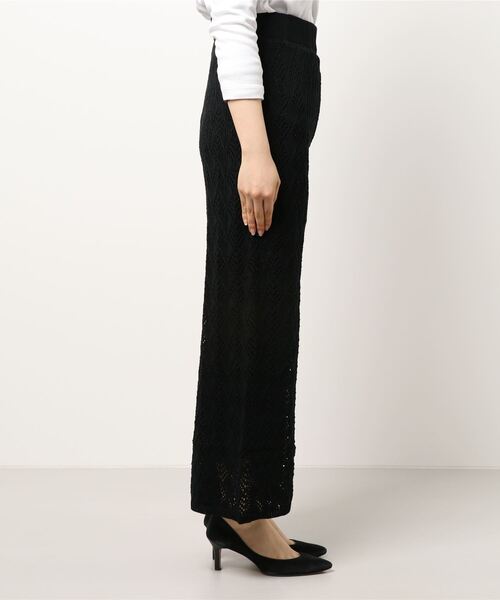 RETRO GIRL（レトロガール）の「スカシ編みパンツ（その他パンツ・レディース・ライトベージュ/オフホワイト/ブラック・FREE）」の5枚目の写真