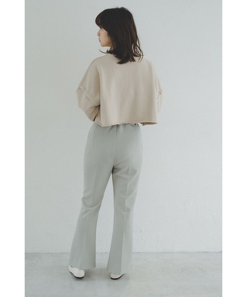 FREE'S MART（フリーズマート）の「◇ボートネックカットオフ短丈スウェット（スウェット・レディース・ベージュ/ライトカーキ/ブラック/ピンク・FREE）」の21枚目の写真