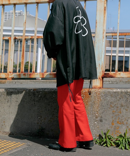 Adoon plain（アドーンプレーン）の「【Adoon plain】フラワープリントオーバーシャツ（シャツ/ブラウス・メンズ・ホワイト/ライトブルー/ブラック/グリーン・MEDIUM/LARGE）」の18枚目の写真