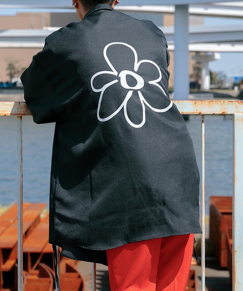 Adoon plain（アドーンプレーン）の「【Adoon plain】フラワープリントオーバーシャツ（シャツ/ブラウス・メンズ・ホワイト/ライトブルー/ブラック/グリーン・MEDIUM/LARGE）」の21枚目の写真