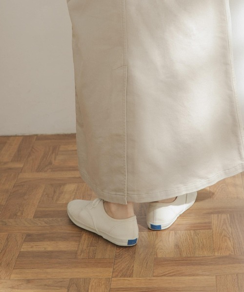 FORK&SPOON(フォークアンドスプーン)の「FORK&SPOON マキシジャンパースカート(ジャンパースカート・レディース・カーキ/グレー系その他・ONE)」の14枚目の写真