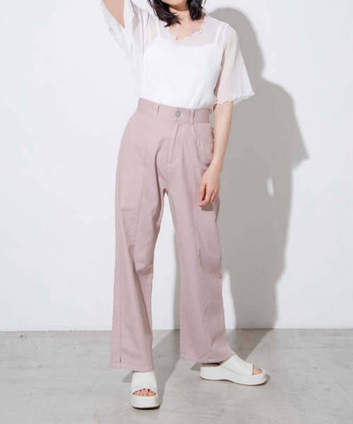 WEGO(ウィゴー)の「WEGO/【ZOZOTOWN&一部店限定】楊柳シフォンブラウスキャミセット(シャツ/ブラウス・レディース・ブラック/パープル/グリーン/オフホワイト/ピンク/ブルー・FREE)」の17枚目の写真