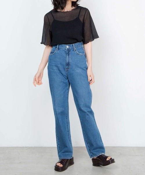 WEGO(ウィゴー)の「WEGO/【ZOZOTOWN&一部店限定】楊柳シフォンブラウスキャミセット(シャツ/ブラウス・レディース・ブラック/パープル/グリーン/オフホワイト/ピンク/ブルー・FREE)」の19枚目の写真