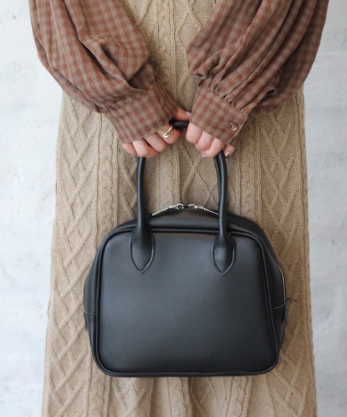Crisp yours（クリスプユアーズ）の「【WEB限定】2wayスクエアバッグ（ハンドバッグ・レディース・ベージュ/アイボリー/ブラック/ブラウン・FREE）」の3枚目の写真