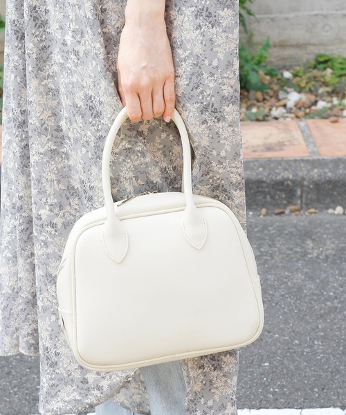 Crisp yours（クリスプユアーズ）の「【WEB限定】2wayスクエアバッグ（ハンドバッグ・レディース・ベージュ/アイボリー/ブラック/ブラウン・FREE）」の17枚目の写真