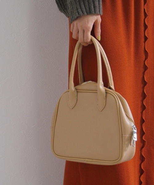 Crisp yours（クリスプユアーズ）の「【WEB限定】2wayスクエアバッグ（ハンドバッグ・レディース・ベージュ/アイボリー/ブラック/ブラウン・FREE）」の10枚目の写真