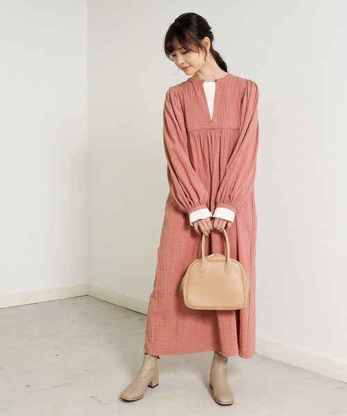 Crisp yours（クリスプユアーズ）の「【WEB限定】2wayスクエアバッグ（ハンドバッグ・レディース・ベージュ/アイボリー/ブラック/ブラウン・FREE）」の8枚目の写真