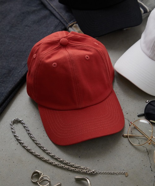FRUIT OF THE LOOM（フルーツオブザルーム）の「【FRUIT OF THE LOOM】Baseball Low Cap Twill/キャップ（キャップ・レディース・ホワイト/ブラック/ベージュ/パープル/レッド/カーキ・FREE）」の6枚目の写真