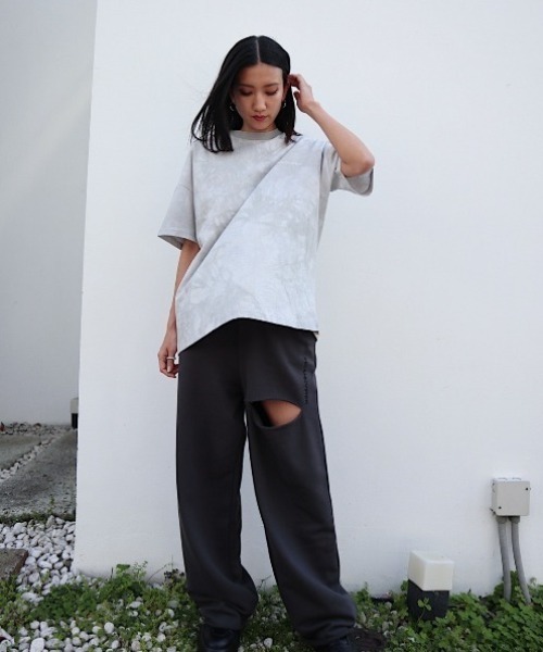 FIG&VIPER(フィグアンドバイパー)の「タイダイBIG-T(Tシャツ/カットソー・レディース・ピンク/グレー/パープル・FREE)」の13枚目の写真