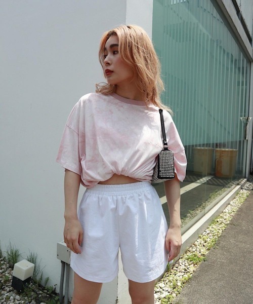 FIG&VIPER(フィグアンドバイパー)の「タイダイBIG-T(Tシャツ/カットソー・レディース・ピンク/グレー/パープル・FREE)」の18枚目の写真