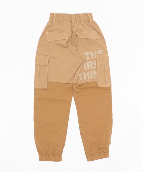 瞬足（シュンソク）の「瞬足/キッズ/切り替えカーゴジョガーパンツ/SSA2020（カーゴパンツ・キッズ・ベージュ/カーキ/チャコール・S/M/L/XL）」の9枚目の写真