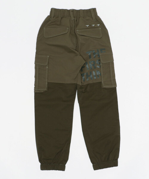 瞬足（シュンソク）の「瞬足/キッズ/切り替えカーゴジョガーパンツ/SSA2020（カーゴパンツ・キッズ・ベージュ/カーキ/チャコール・S/M/L/XL）」の10枚目の写真
