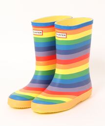 【HUNTER】ORIGINAL KIDS FIRST CLASSIC RAINBOW PRINT BOOTS