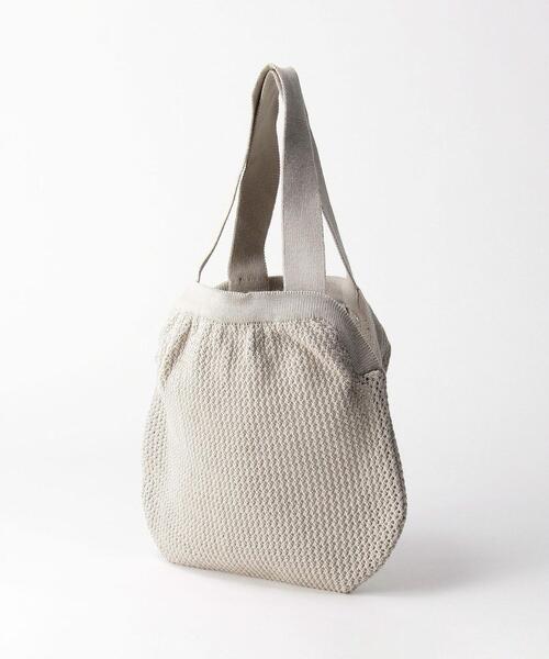 Lepidos（レピドス）の「＜DIARTE＞レースニットバッグ（トートバッグ・レディース・ホワイト/ベージュ/オレンジ・FREE）」の4枚目の写真