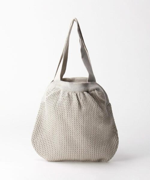 Lepidos（レピドス）の「＜DIARTE＞レースニットバッグ（トートバッグ・レディース・ホワイト/ベージュ/オレンジ・FREE）」の5枚目の写真