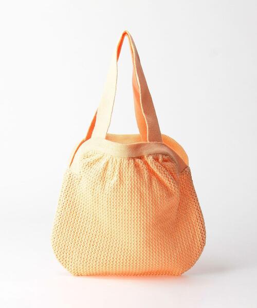 Lepidos（レピドス）の「＜DIARTE＞レースニットバッグ（トートバッグ・レディース・ホワイト/ベージュ/オレンジ・FREE）」の7枚目の写真