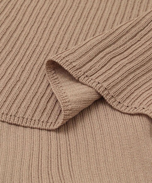 URBAN RESEARCH DOORS（アーバンリサーチドアーズ）の「リブニットスカート（スカート・レディース・モカ/ライトベージュ・ONE）」の21枚目の写真