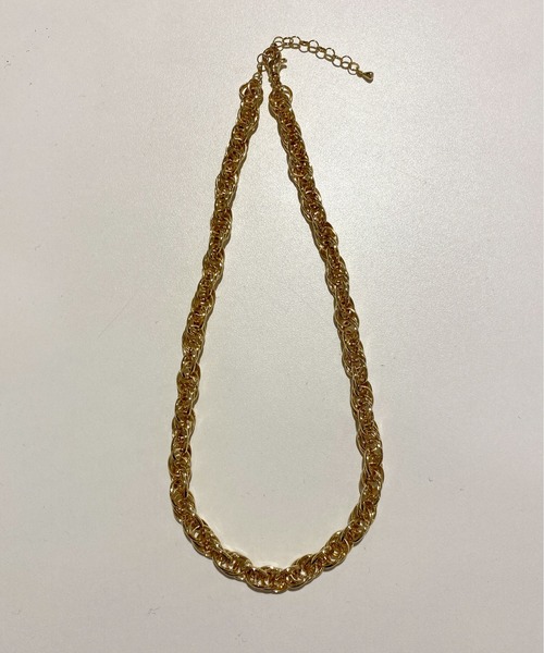 Omekashi(オメカシ)の「ロープチェーンネックレス(ネックレス・レディース・ゴールド・ONE SIZE)」の5枚目の写真