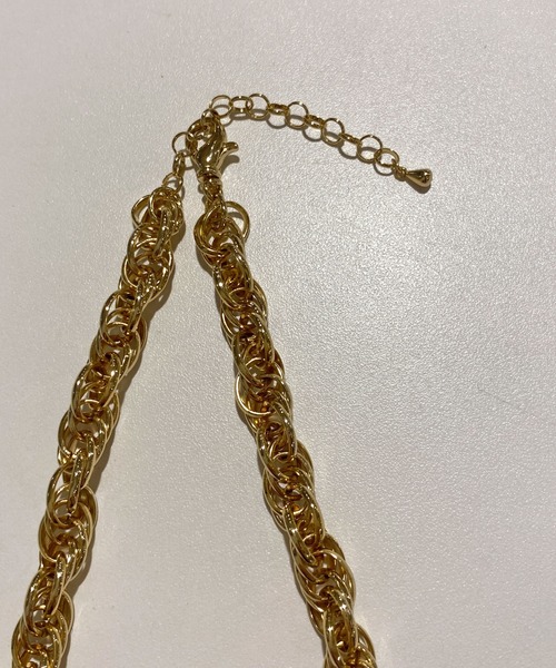 Omekashi(オメカシ)の「ロープチェーンネックレス(ネックレス・レディース・ゴールド・ONE SIZE)」の2枚目の写真
