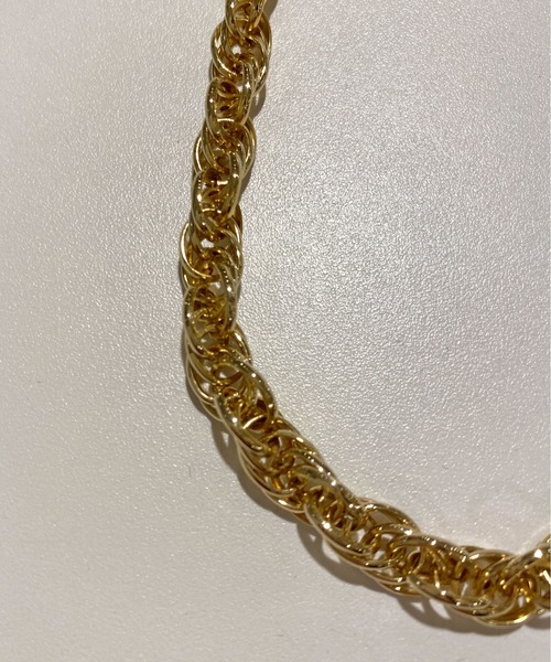 Omekashi(オメカシ)の「ロープチェーンネックレス(ネックレス・レディース・ゴールド・ONE SIZE)」の4枚目の写真