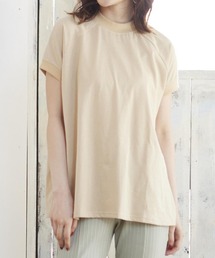 MATCH&more | モックネックラグランＴシャツ(Tシャツ/カットソー)