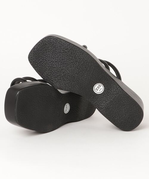 WC(ダブル シー)の「コード厚底サンダル(サンダル・レディース・ホワイト/ブラック/サックスブルー・SMALL/MEDIUM)」の5枚目の写真