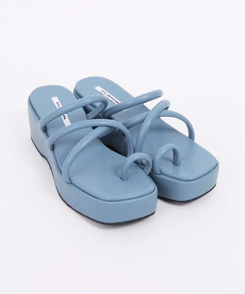 WC(ダブル シー)の「コード厚底サンダル(サンダル・レディース・ホワイト/ブラック/サックスブルー・SMALL/MEDIUM)」の9枚目の写真