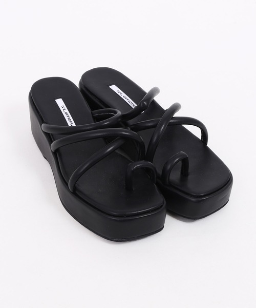 WC(ダブル シー)の「コード厚底サンダル(サンダル・レディース・ホワイト/ブラック/サックスブルー・SMALL/MEDIUM)」の10枚目の写真