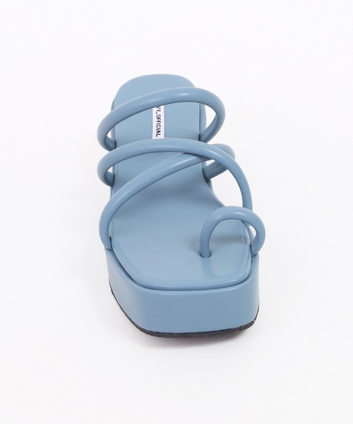 WC(ダブル シー)の「コード厚底サンダル(サンダル・レディース・ホワイト/ブラック/サックスブルー・SMALL/MEDIUM)」の11枚目の写真