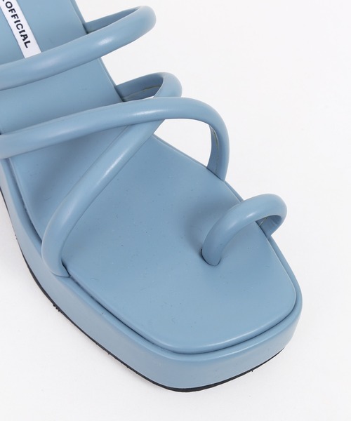 WC(ダブル シー)の「コード厚底サンダル(サンダル・レディース・ホワイト/ブラック/サックスブルー・SMALL/MEDIUM)」の15枚目の写真