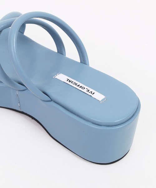 WC(ダブル シー)の「コード厚底サンダル(サンダル・レディース・ホワイト/ブラック/サックスブルー・SMALL/MEDIUM)」の16枚目の写真