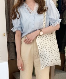 Heather | あいねねテンセルリボンブラウス　954264(シャツ/ブラウス)