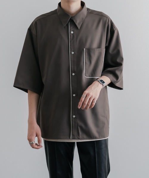 Epnok エプノック の 縁取りデザインシャツ シャツ ブラウス Wear