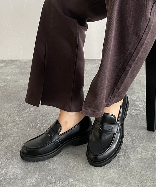 PAGEBOY（ページボーイ）の「クラシックローファー（ローファー・レディース・ブラック/ゼブラ・MEDIUM/LARGE）」の3枚目の写真