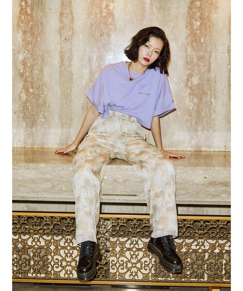 jouetie（ジュエティ）の「ランダムプリーツシアーパンツ（その他パンツ・レディース・ブラック/オレンジ/その他1/その他2・MEDIUM）」の9枚目の写真