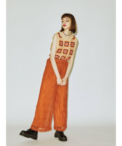 jouetie（ジュエティ）の「ランダムプリーツシアーパンツ（その他パンツ・レディース・ブラック/オレンジ/その他1/その他2・MEDIUM）」の14枚目の写真