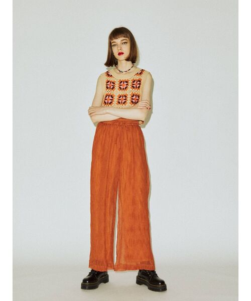 jouetie（ジュエティ）の「ランダムプリーツシアーパンツ（その他パンツ・レディース・ブラック/オレンジ/その他1/その他2・MEDIUM）」の11枚目の写真