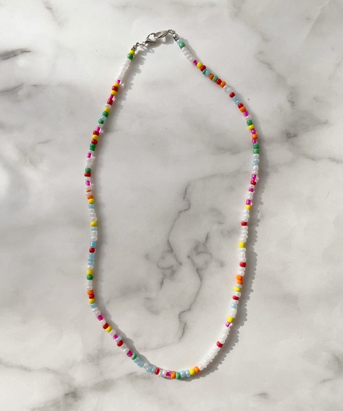 Ein（アイン）の「Ein/カラフルビーズマスクチェーン（ネックレス・レディース・A/B/C/D/E/F/G/H・FREE）」の8枚目の写真