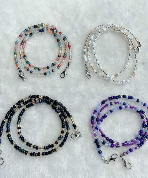 Ein（アイン）の「Ein/カラフルビーズマスクチェーン（ネックレス・レディース・A/B/C/D/E/F/G/H・FREE）」の9枚目の写真